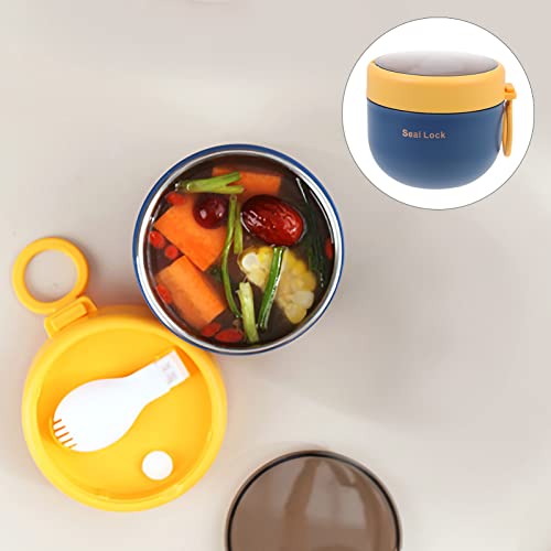 Luxshiny Pote de comida quente com isolamento térmico para almoço, sopa de comida, recipiente de sop