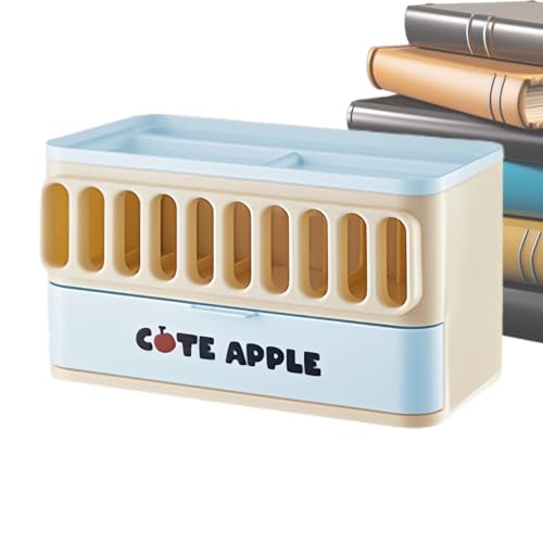 Conteneur multifonction de bureau avec compartiments d'organisation pour table - 7