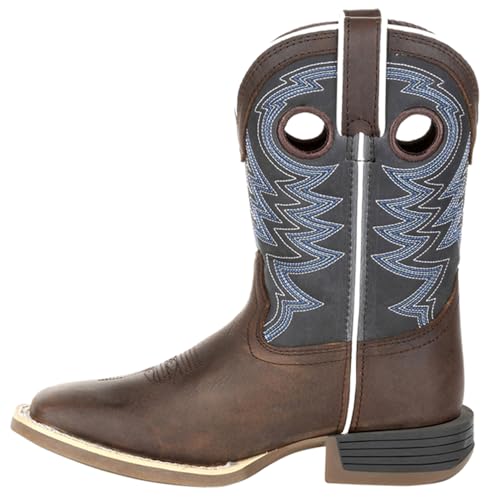 Durango® Lil' Rebel Pro™ Little Kid's Blue Western Boots3