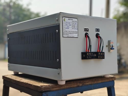 Image of 2KVA Single Phase Voltage Stabilizer for AC & Home Appliances | 180-280V Wide Input Range | Air Cooled | Output 230V | Full Load 8A Protection
