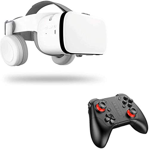 Vr Headset, Virtual Reality-Brille Für Filme/Videos/Spiele, 3D Vr-Brille Für Android/O Handys, Mit Griff