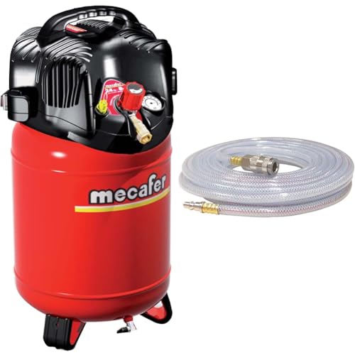 Compresseur 24l 1,5hp Twenty & FERM Plastique,Polychlorure De Vinyle Tuyau à air 10m - avec connexion rapide - pour compresseur