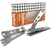 Kohm CP-140L Nail Clippers for Thick Nails, Wide Jaw, Curved Blade - Sharp, Heavy Duty, Large Stainless Steel Toenail Clippers for Thick Toenails for Men, Seniors, Adults with Built-In Nail File
