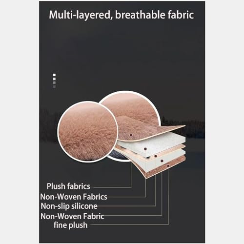 Peluche doux protecteur couverture pour siège de Mazda CX-5 en hiver - 3