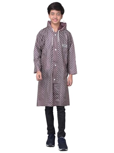 Image of Dollar Rainguard Kid's PVC Full Sleeve Solid Raincoat with Adjustable Hood and Pocket