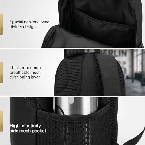 Mochila de fútbol con gran capacidad y bolsillos múltiples para viaje 3