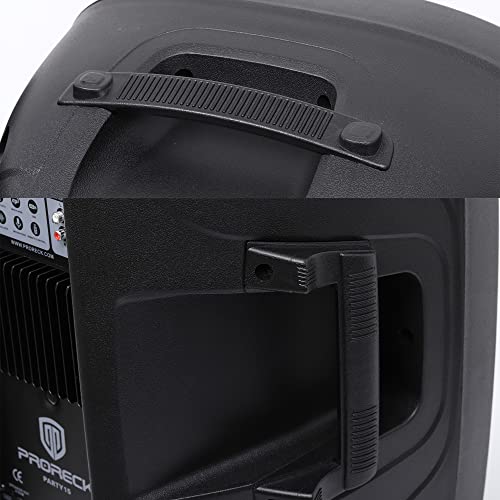 Proreck PARTY 15 Portable 15-Inch 2000 Watt 2-Way Powered Pa Speaker System Combo Set thumb #8