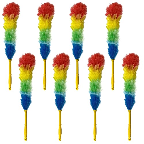 8 Stück Staubwedel 58 cm Staubwischer Handstaubwischer Staubfänger Staubbesen Spinnwebenbesen