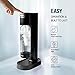 APEC WATER Sparkle Home Soda Maker - Quickly Carbonates Water to Make Any Drink Fizz Into Bubbly Soda/Water, Premium 0.8L PET Bottle (CO2 Cylinder NOT Included)