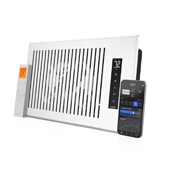 AC Infinity AIRTAP T6 White Register Booster Fan for 6"x10" Openings