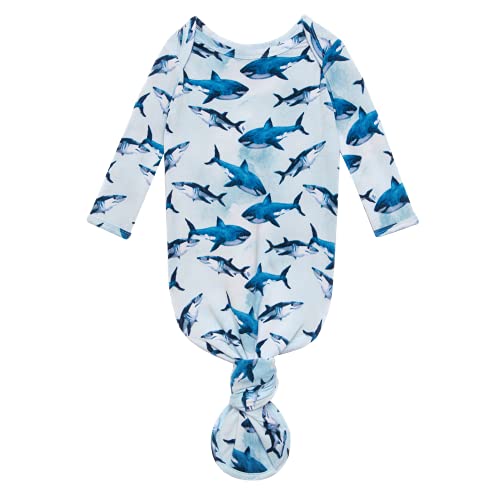 Posh Peanut Knotted Newborn Gown - Newborn Gowns For Girls, Baby Sleep Gown - Baby Girl Gowns 0-3 Months, Baby Knotted Gowns #TOP14