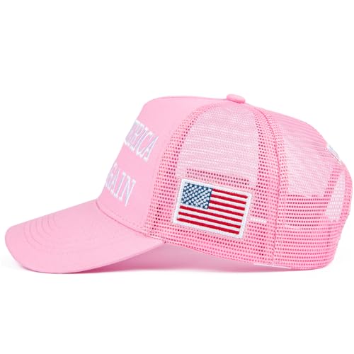 Dark MAGA Hat: Embroidered Trump 2024 Baseball Cap