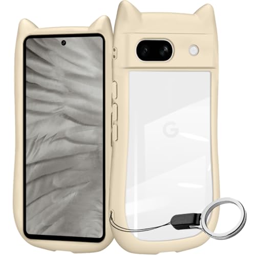 ZHIYIJIA Google Pixel 7A ��p �P�[�X �N���A �J�o�[ ���� �L�� �l�R�~�~ �g�уX�g���b�v ���킢�� ������� �X�g���b�v�z�[�� �s�N�Z��7a �X�}�z�P�[�X �y�� ���^ �ϏՌ� �S�ʕی� �����h�~�i�z���C�g�j