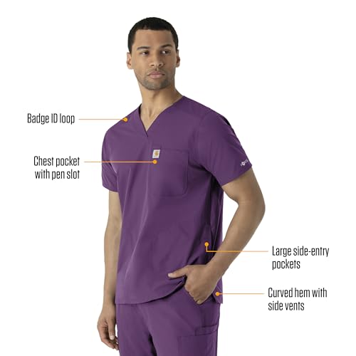 Camiseta de manga corta con cuello en V ropa de trabajo unisex ligera transpirable pack de 1 unidad 2