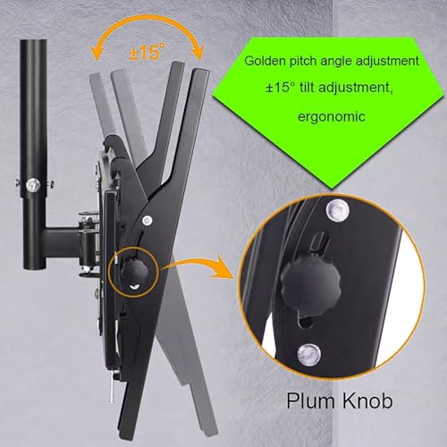Support TV plafond hauteur réglable pour éviter les reflets sur l'écran - 5