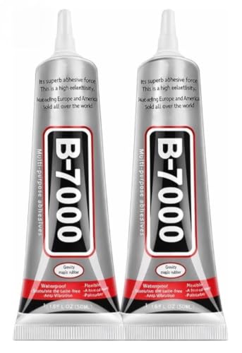 Image of B7000 Multipurpose Adhesive Glue | Jewelry, Beads, Clothes, Shoes, Fabrics,Screen Repair, Metal, Stone, Glass, Mobile Phones,Artificial Crystal Crafts (pack of 2)