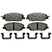 Premium Raybestos Element3 EHT? Replacement Front Brake Pad Set for Select 2017-2018 Hyundai Santa Fe and 2017-2019 Hyundai Santa Fe XL Model Years (EHT1917H)