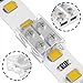 SING F LTD 15PCS Single Color LED Strip Light Connector 10MM 2Pin 13.4x11.5x6.5mm for 5V 12V 24V SMD COB Connecting 18AWG/20AWG/22AWG Wire