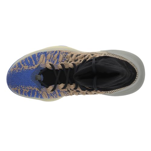 adidas Mens Yeezy Knit Basketball Sneakers Shoes - Blue4