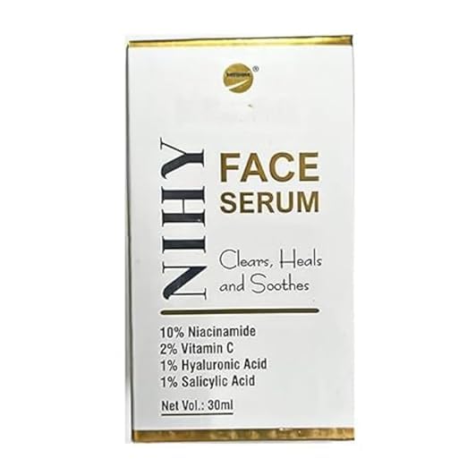 Nihy Face Serum with 10% Niacinamide, Vitamin C, Hyaluronic Acid, 30ml-picture-12