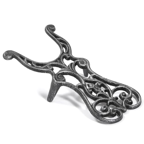 TICKCACY Cast Iron Boot Jack for Cowboy Boots Rubber Boots,