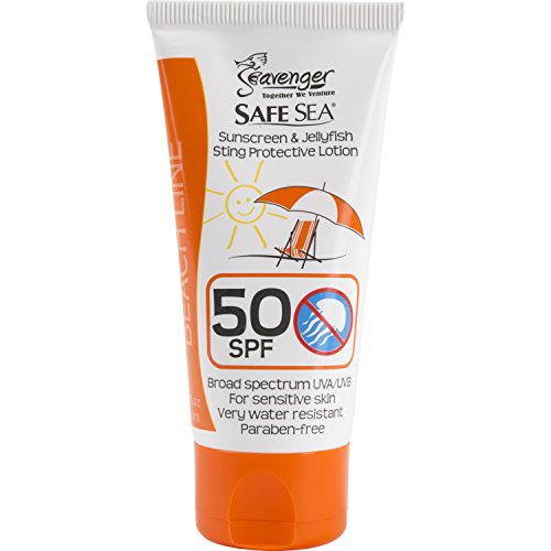 Safe Sea Sunblock SPF50 Jellyfish Sting Protective Lotion, 2 oz