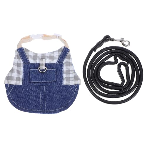 VICASKY Cute Rabbit Outfit Adjustable Vest Harness for Small Pets Comfortable and Durable Design for Outdoor Activities for Kittens and Puppies Cool Vest for Rabbits