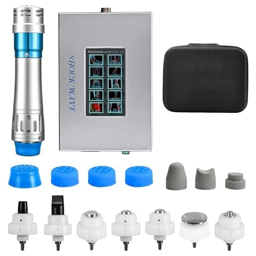 Kacsoo Máquina de terapia de ondas de choque 350W ED Masajeador de alivio del dolor Onda de choque para la disfunción eréctil, Relajación muscular, Tratamiento de la fascitis plantar (CE)