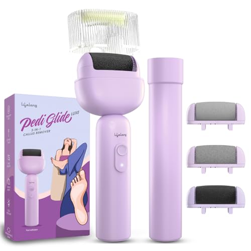 Lifelong PediGlide Luxe Callus Remover for Feet|120 Min Runtime E...