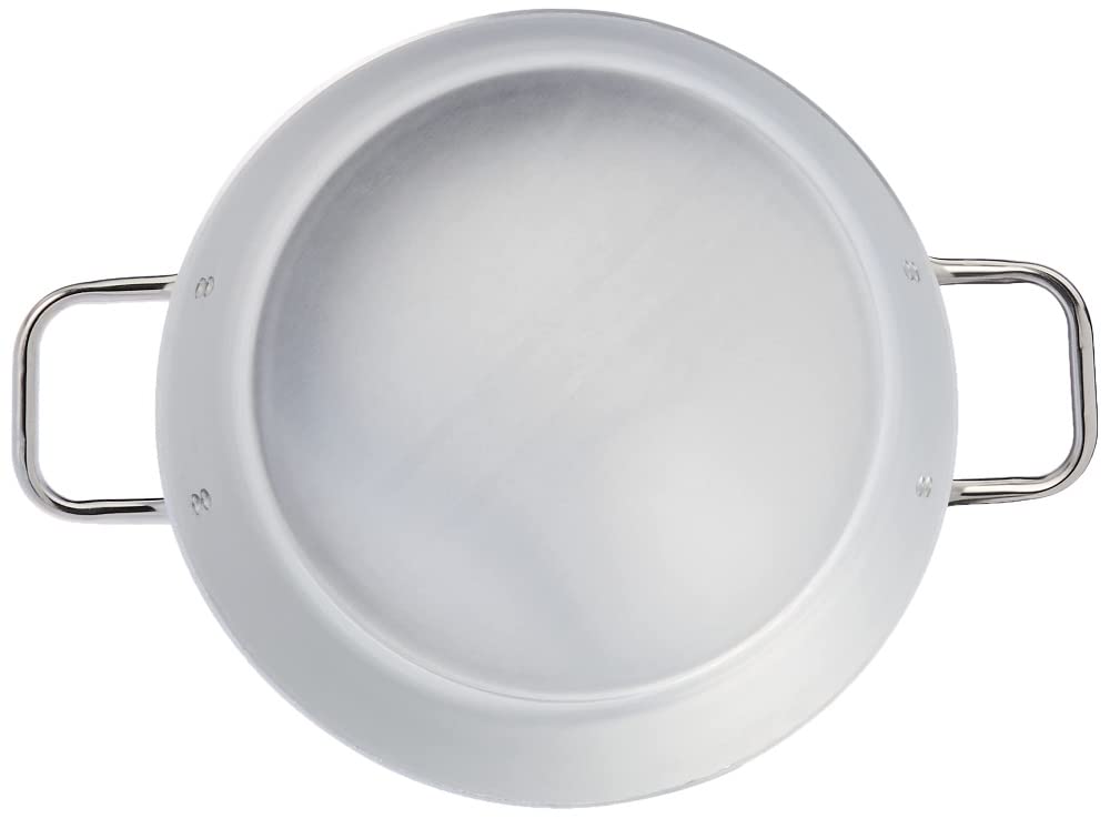 - Pentole Agnelli - Cacerola Baja de Aluminio - INOX con 2 Asas