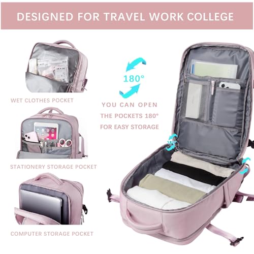SHRRADOO Travel Laptops Backpack for Women Men の商品画像 4