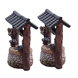 Mini figuras de bonsái decorativas: escultura de resina con técnica realista, resistente a los arañazos y a la decoloración; accesorios de juguete