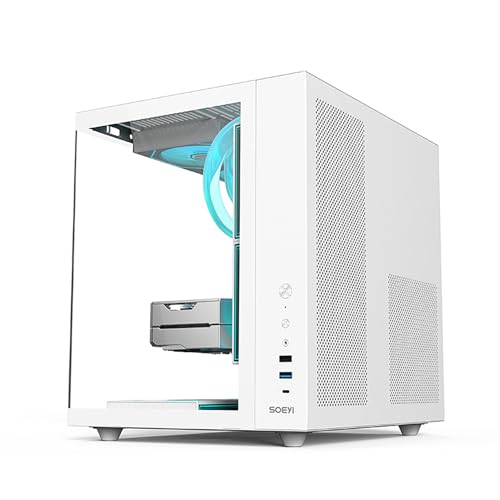 MOOTHMUSHI PCケース ATX対応 ミドルタワー ピラーレス設計 曲面強化ガラス側面パネル 静音&高冷却 ゲーム/オフィス兼用 ブラック(ホワイト)