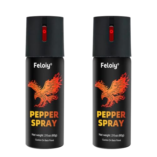 60ml Pepper Spray with protruding Nozzle Design - Faster and More Accurate Aiming - Pepper Spray Keeps You Safe