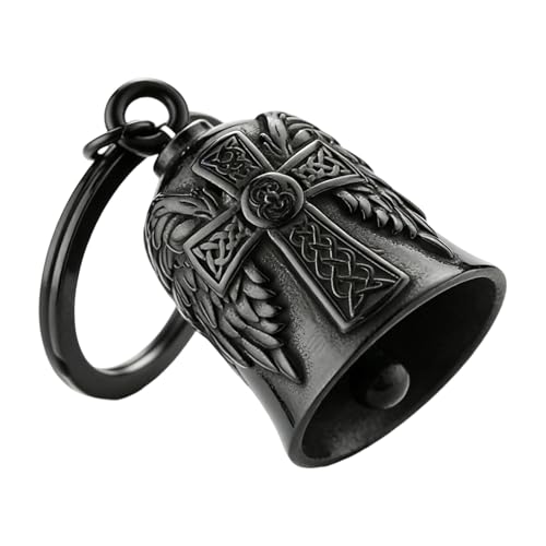 Bavokon Campana de Motociclista - Amuleto de Buena Suerte para Viajes - Timbre...