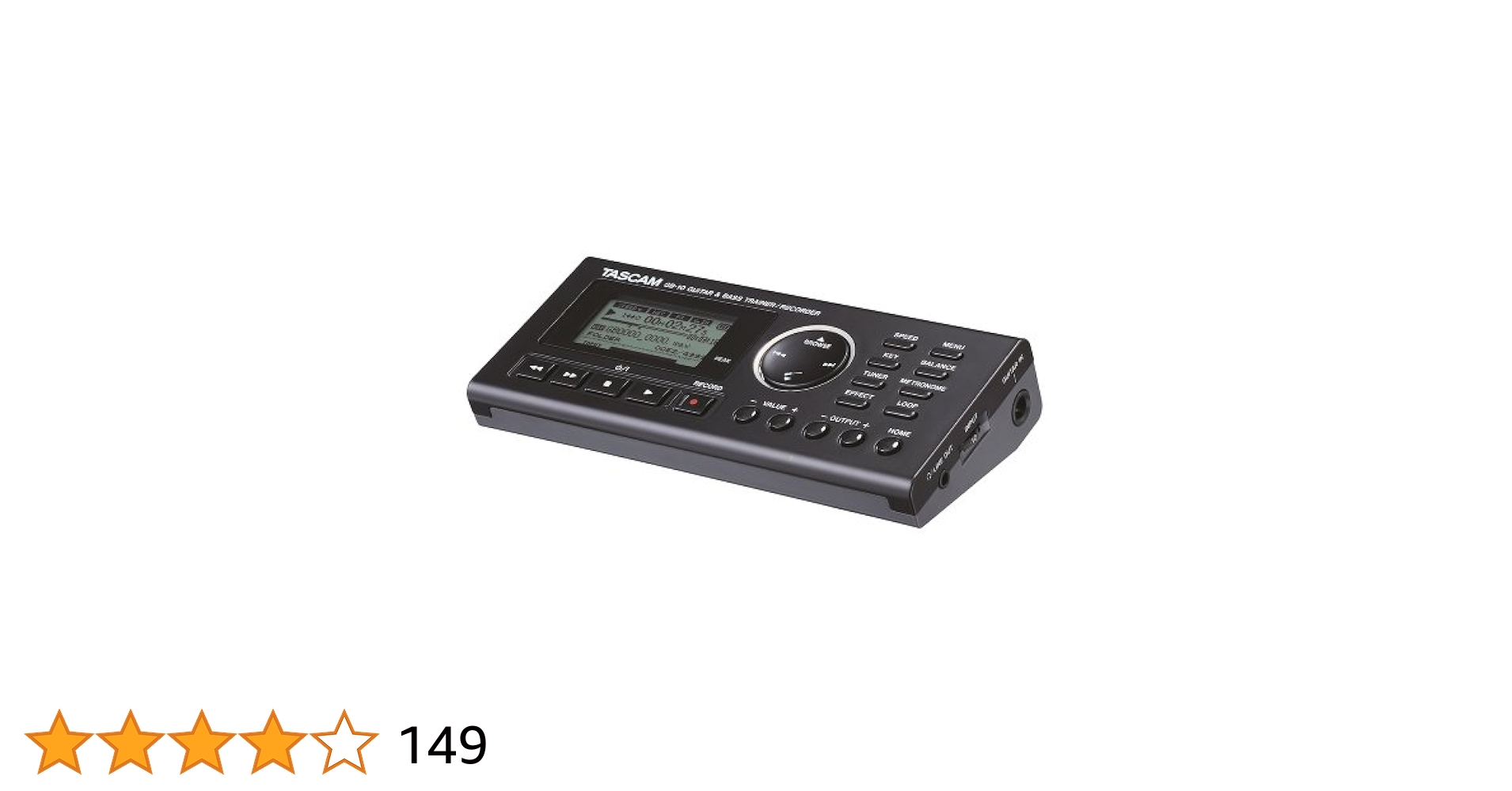TASCAM LR-10 インストゥルメンタルトレーナー TASCAM LR-10 インストゥルメンタルトレーナー LR-10