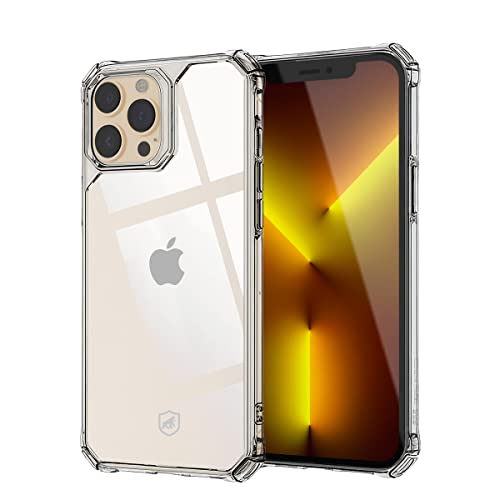 Gshield Capa Case Capinha Clear Proof Anti-impacto com Quinas Reforçadas (Transparente, iPhone 13 Pro)