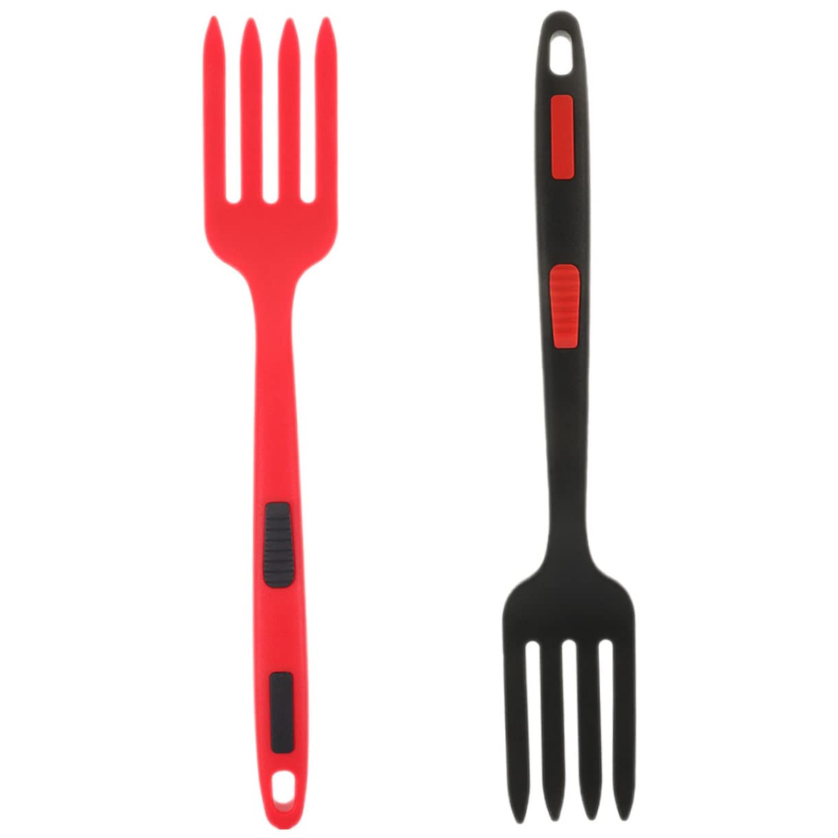 Unomor Silicone Forks Salad Fork for Kitchen Dinner Forks Easy to Use Reusable Portable Household Accessory Filter