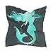 Produktbild Silk Square Schal Ocean Sea Animal Mermaid Fashion Kopftuch Leichte Haarwickel Stirnbänder Ordentliche Halstücher für Frauen, 100x100 cm