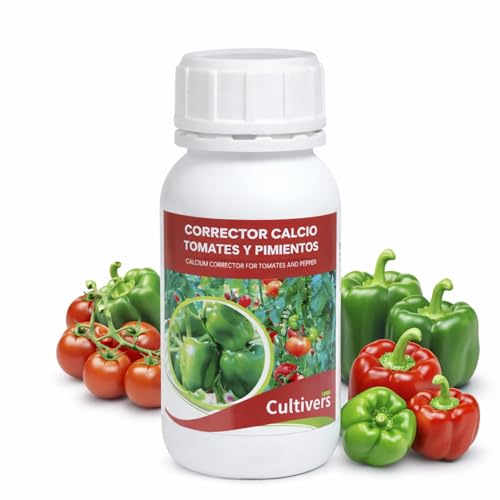 CULTIVERS Calcio Líquido para Tomate y Pimiento 250 ml | Abono Líquido con Calcio para Cultivos Hortícolas, Horticultura y Jardinería, Uso Regular en Huerto, Jardín y Plantas