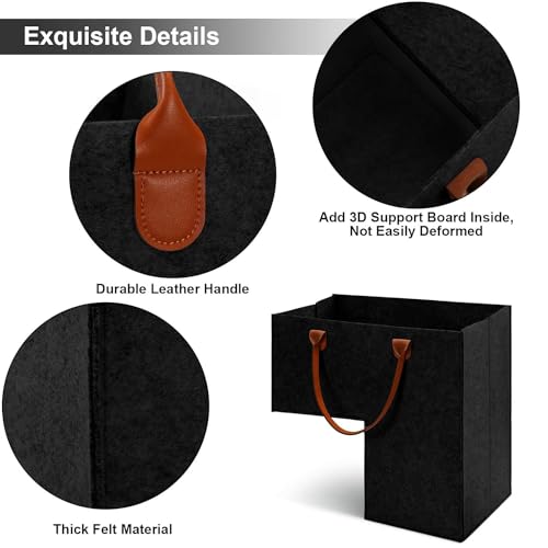 2 Stück Treppen Organizer Korb, L-Förmiger Treppenkorb-Organize, Faltbarer Treppenstufenkorb, Für Teppich- Und Holztreppen, Treppenorganisator Für Heim- Und Bürodekoration (Schwarz)