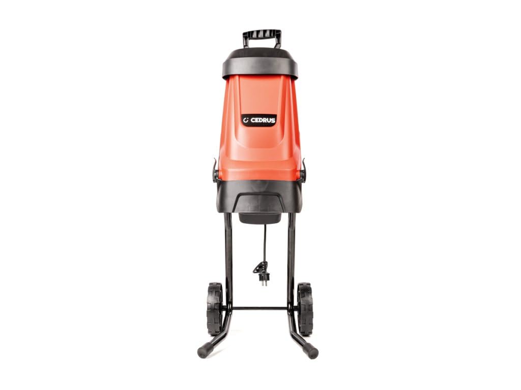 Hahn & Sohn Cedrus CEDRE04 Trituradora eléctrica de jardín - 2800 W, grosor de rama de 45 mm, cesta de 45 l, silenciosa, protección contra sobrecarga, cuchillo de acero inoxidable, compostaje