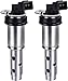 2 PCS Intake & Exhaust Camshaft Position Actuator Solenoid Valve Replacement for BMW VANOS 328i 328xi 323i 325i 330i 528i 530i 335i 525xi 535i 540i X3 Z4 2.0L 2.5L 2.8L 3.0L 11367585425