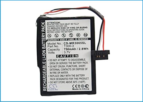 VINTRONS Battery Replacement T300-3 Battery for Magellan RoadMate 1220