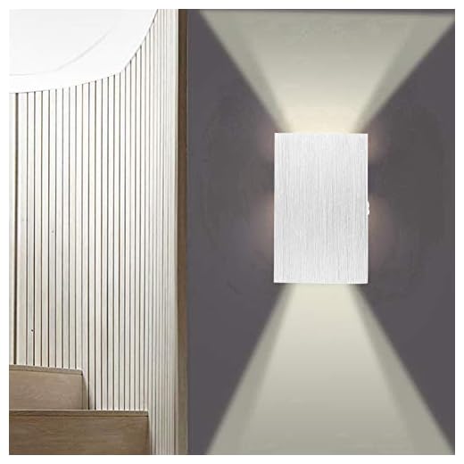 Snufeve6 AC85V-265V 6W Lámpara de jardín para exteriores, Bombilla blanca cálida Luces de pasillo de jardín Lámpara de pasillo, Lámpara de pasillo de pared, para suelo/jardín interior al aire libre