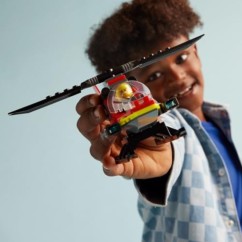 Lego 6470786 City Fire Rescue Helicopter Toy, Building Set With Firefighter Minifigure Pilot Toy, Fun Gift Or Pretend Play Toy For Boys thumb #1
