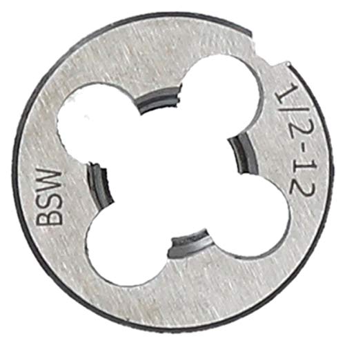 Terraja BSW 1/2" x 12 de tungsteno circular de 25 mm con aleación sólida