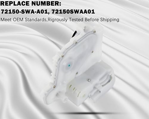 Image of Front Left Drive Side Door Latch Lock Actuator|Replacement for Honda CRV 2007 2008 2009 2010 2011|Replace OE # 72150-SWA-A01 72150SWAA01