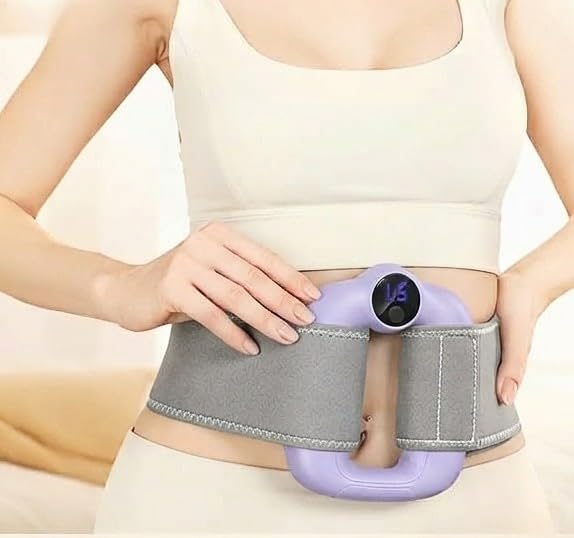 Kian Percussion Massage Ring | Handheld Muscle Relaxation Massager | Deep Tissue Stress Relief & Circulation Booster Tool - 8 Vibration Modes (Purple) (pack of 1)-image-11