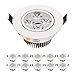 LEDSONLINE 10-Pack LED Dimmable Daylight 2.5 inch Recessed Lighting kit Fixture 4W (48W Replacement) 4000K for Shop Office Boat Show Room newhouse kitch Bathroom Cabinet Downlights Ceiling Lights